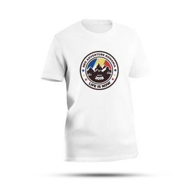 Tricou ORIGINAL Neo Adventure Romania - alb